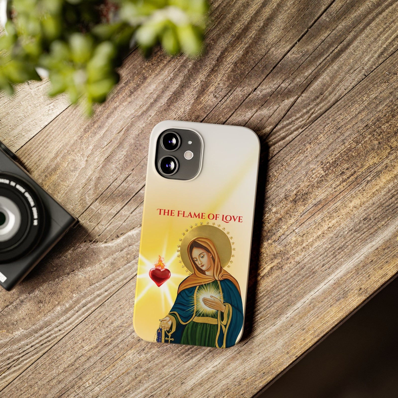 Flame of Love Slim Phone Case