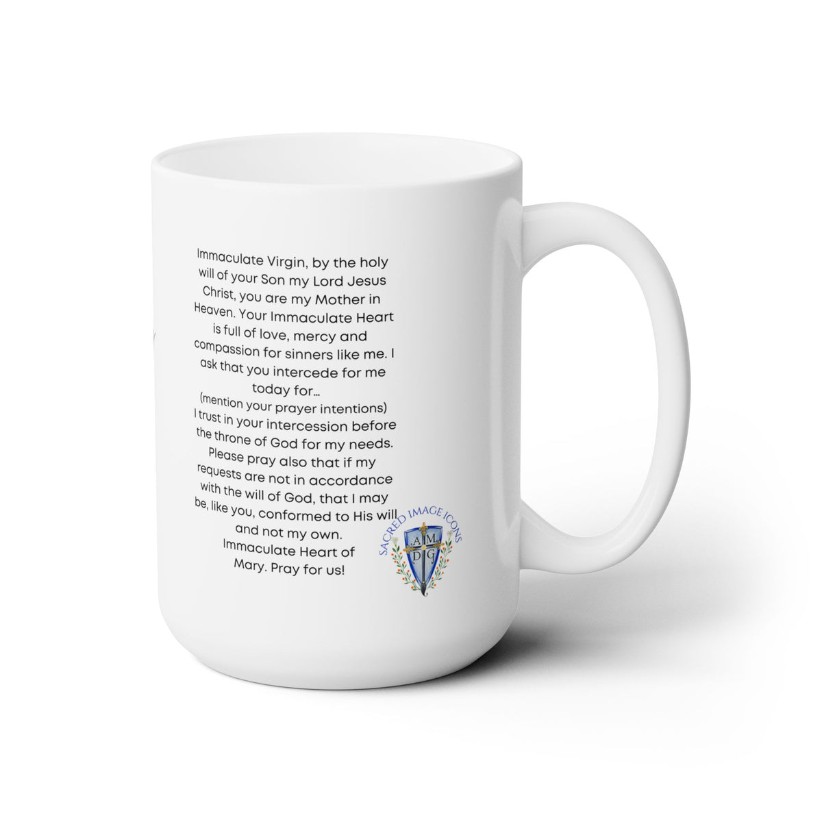 Immaculate Heart of Mary 15oz Ceramic Mug