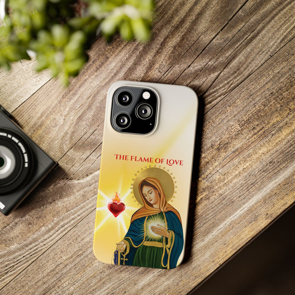 Flame of Love Slim Phone Case