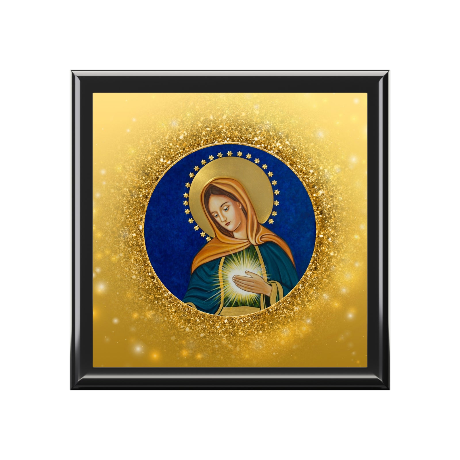 Flame of Love Rosary/Jewelry Box