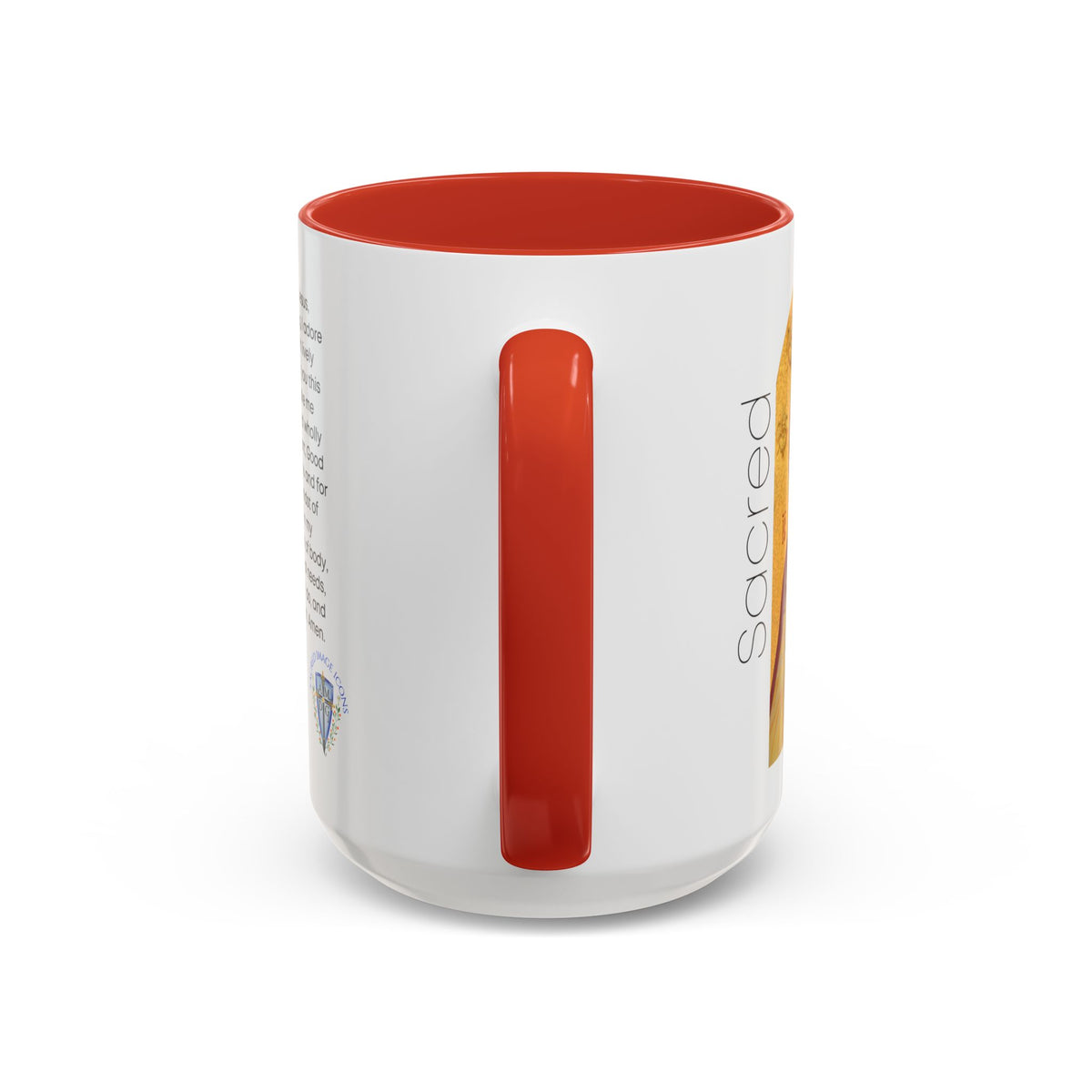 Sacred Heart of Jesus Accent Coffee Mug – Catholic Prayer 11/15oz
