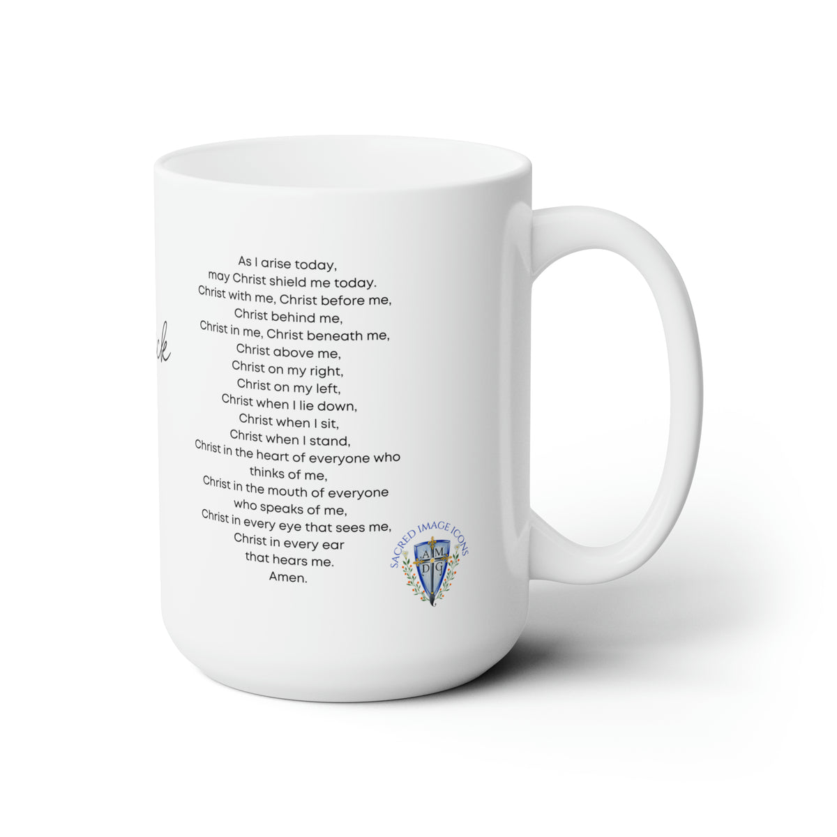 Saint Patrick Prayer Mug 15oz