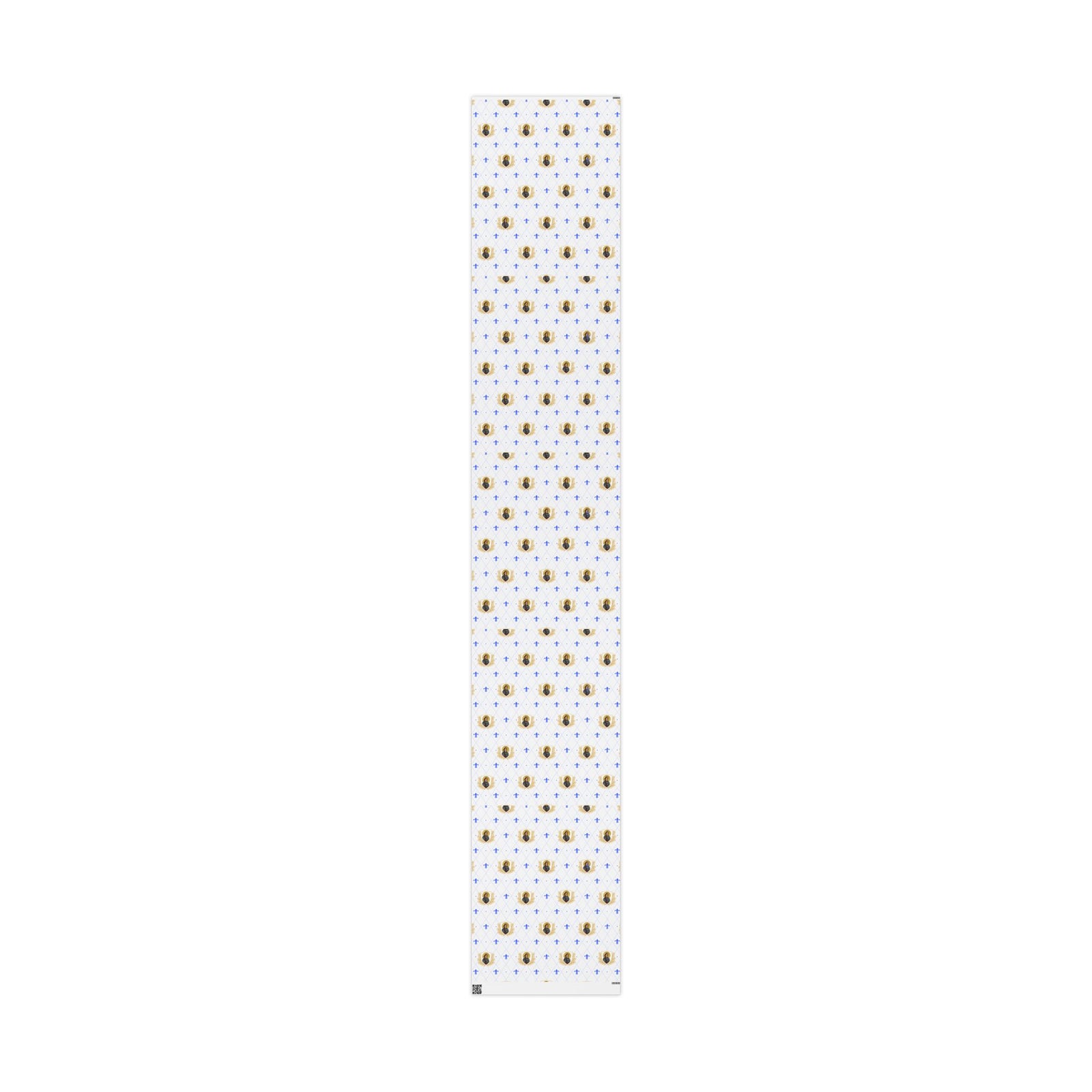 Gift Wrapping Paper - St. Joan of Arc Blue & Gold - Roll