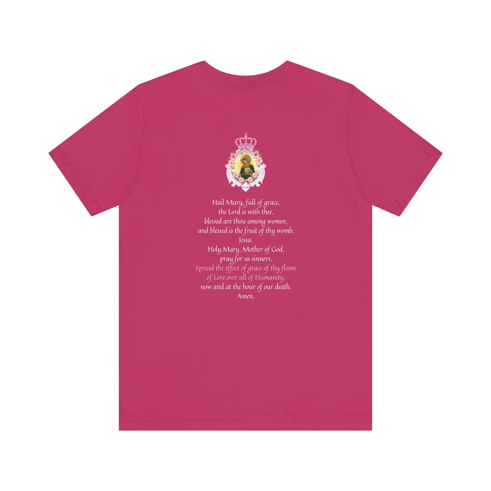 Flame of Love Tee with unity prayer - Unisex