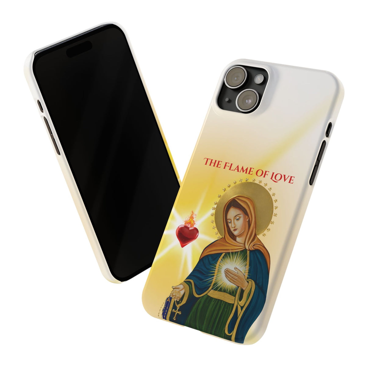 Flame of Love Slim Phone Case