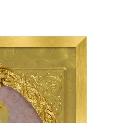Our Lady of Altötting Golden Framed Icon Print