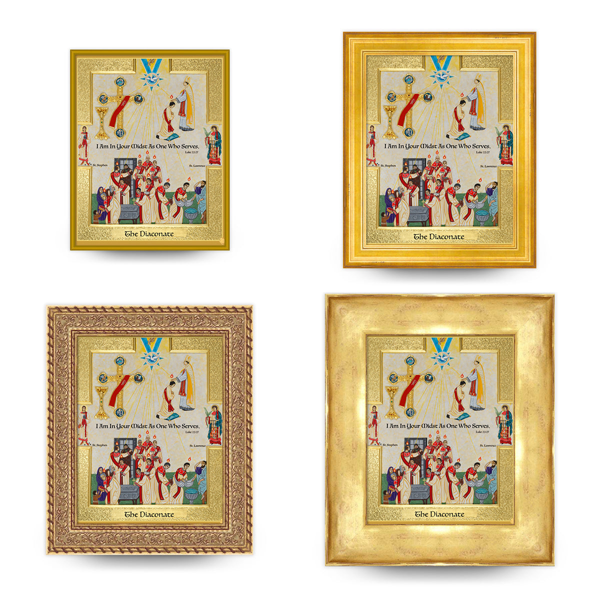 The Diaconate Icon Framed Metallic Print