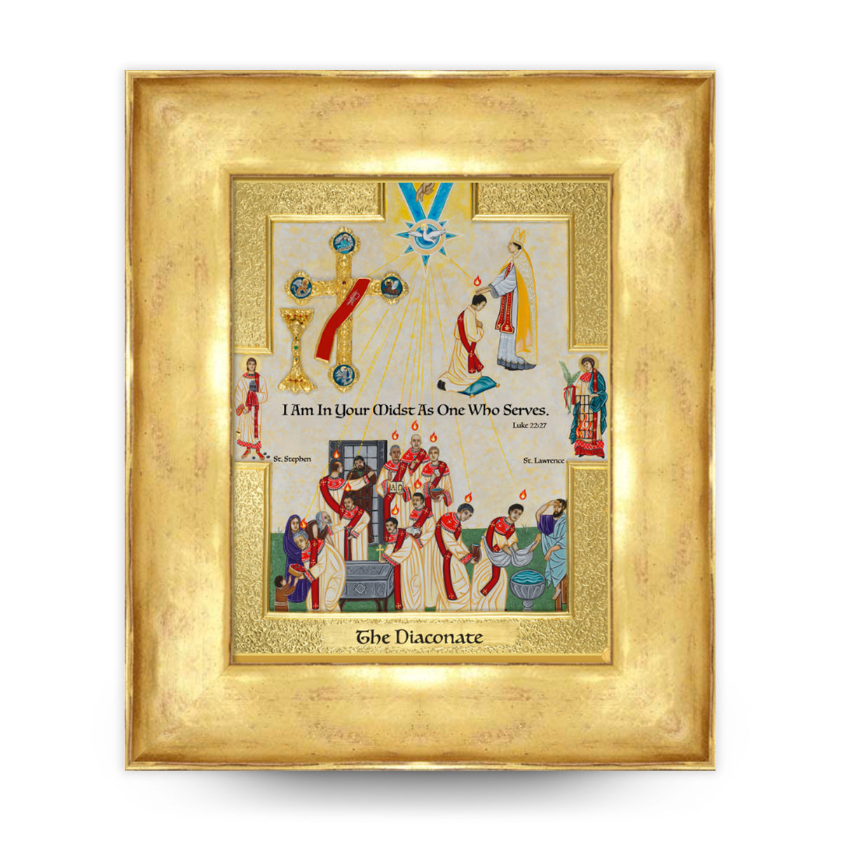 The Diaconate Icon Framed Metallic Print