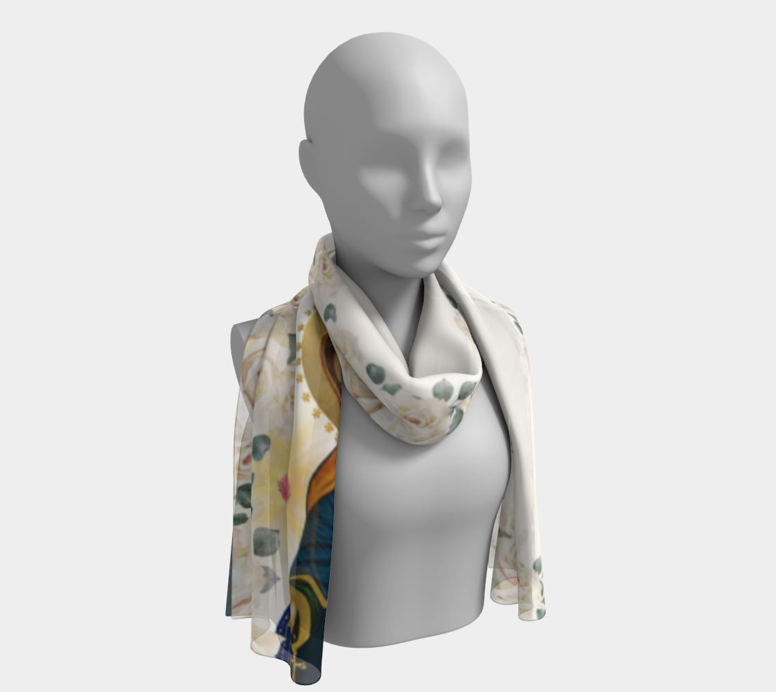 Flame of Love Silk Scarf