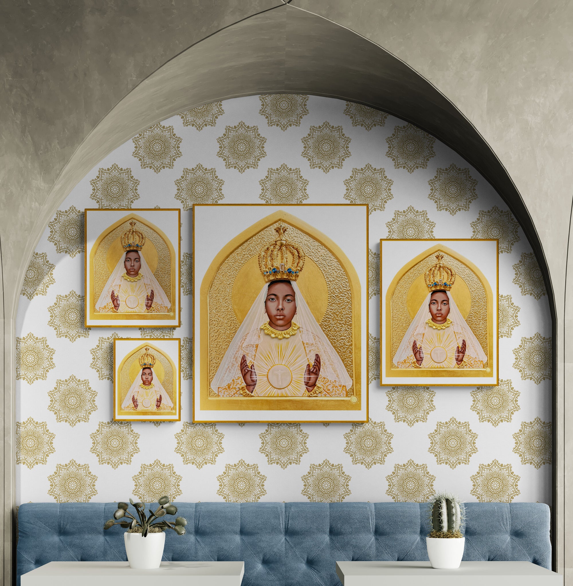 Our Lady of Africa Icon Print
