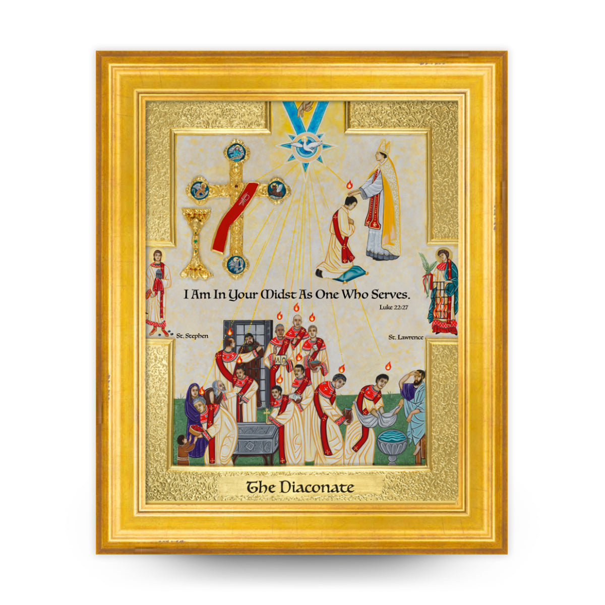The Diaconate Icon Framed Metallic Print