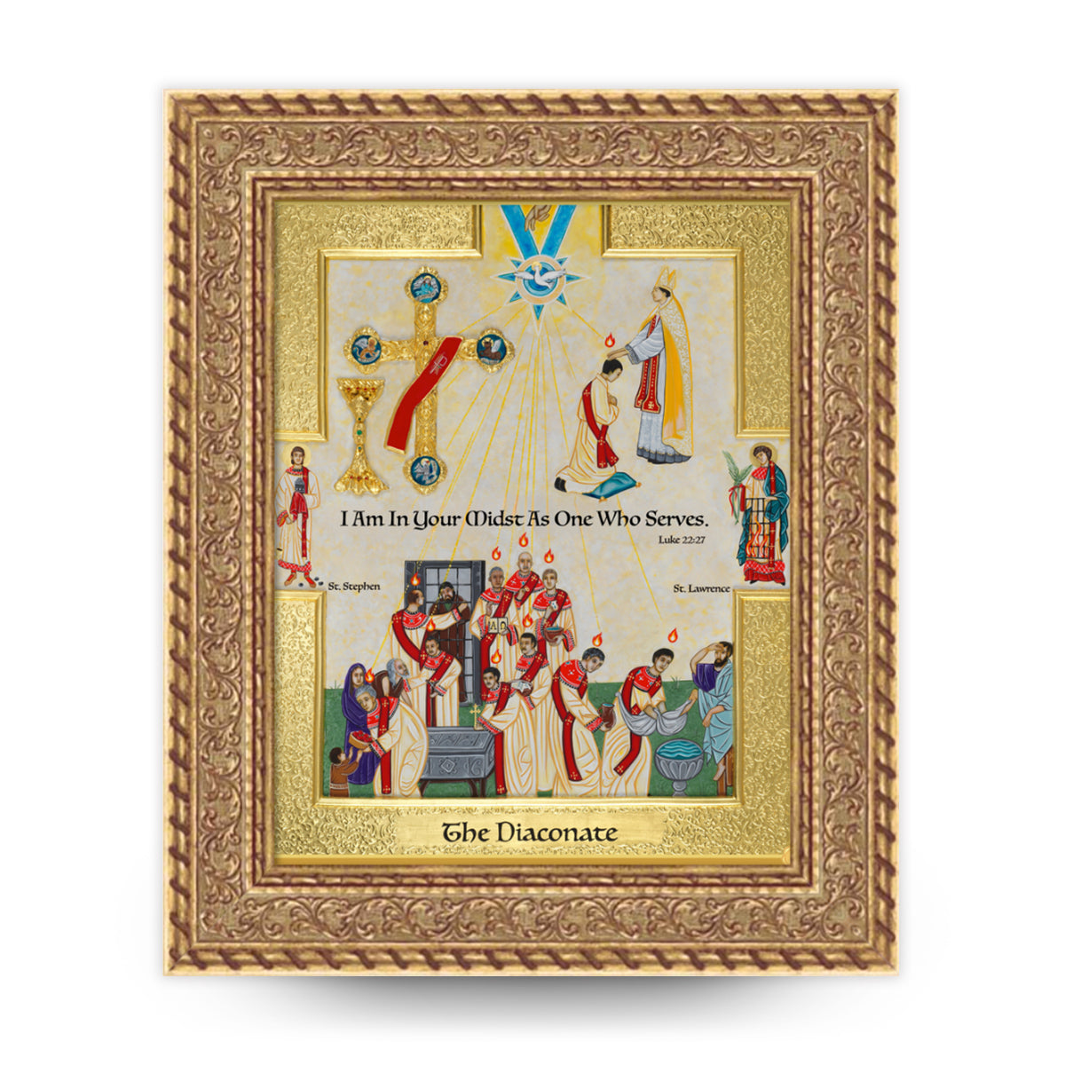 The Diaconate Icon Framed Metallic Print