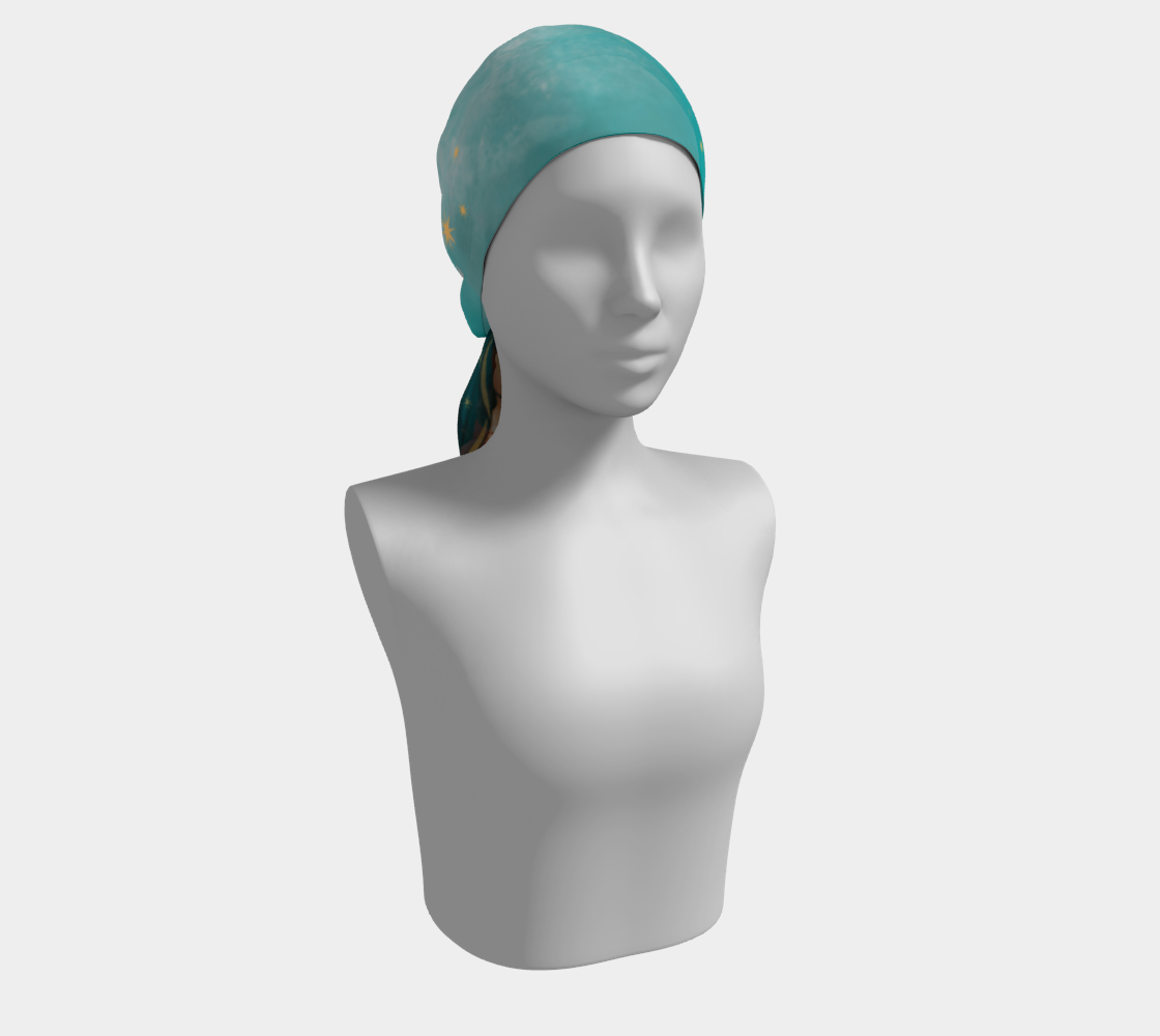 Our Lady of Guadalupe&#39;s Mantle Scarf - Genuine Silk or Poly