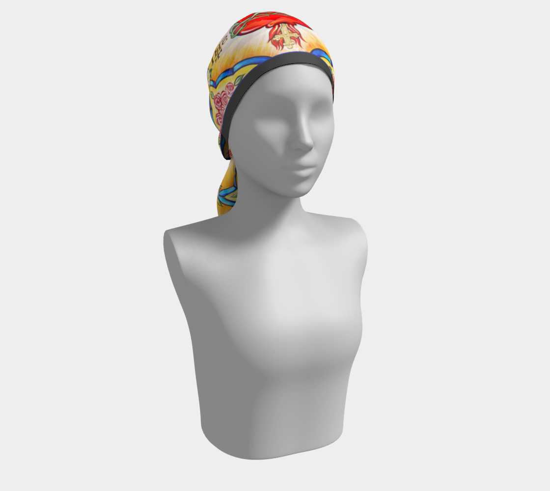 Holy Family  Scarf - Genuine Silk or Poly