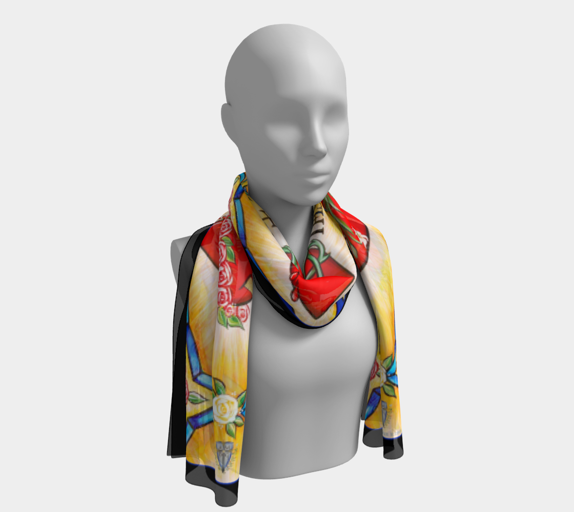 Holy Family  Scarf - Genuine Silk or Poly