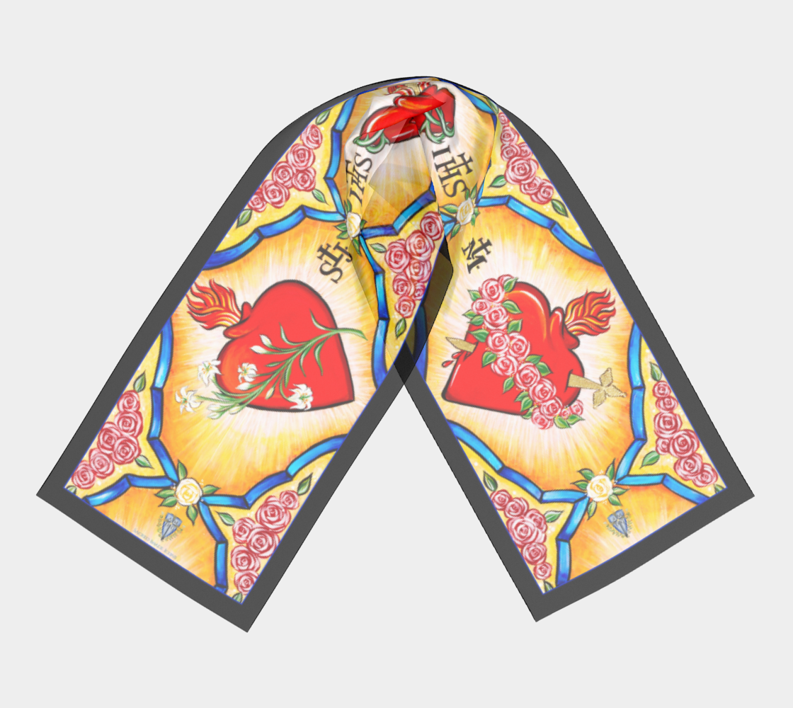 Holy Family Scarf - Genuine Silk or Poly