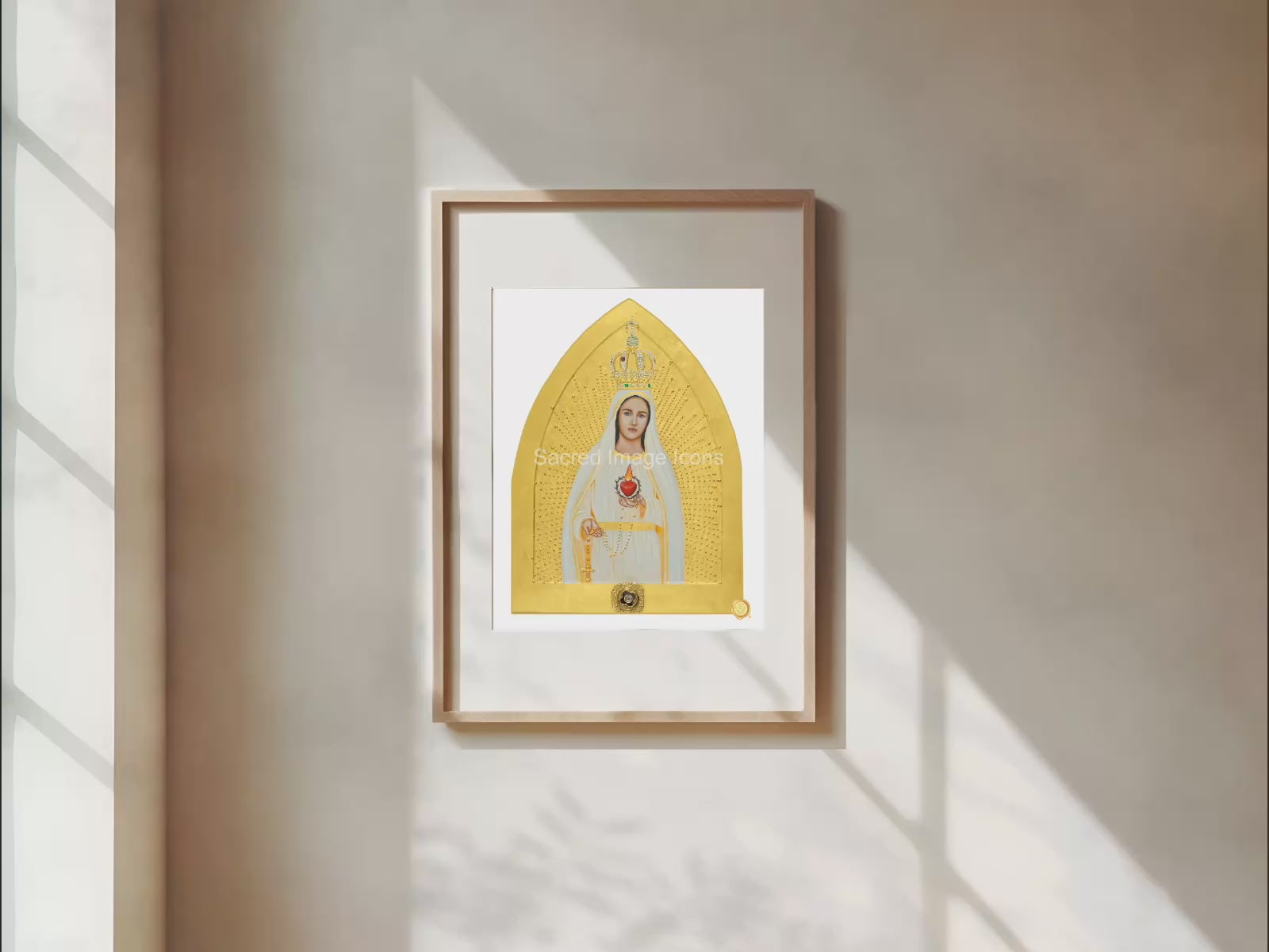 Our Lady of Fatima Icon Print
