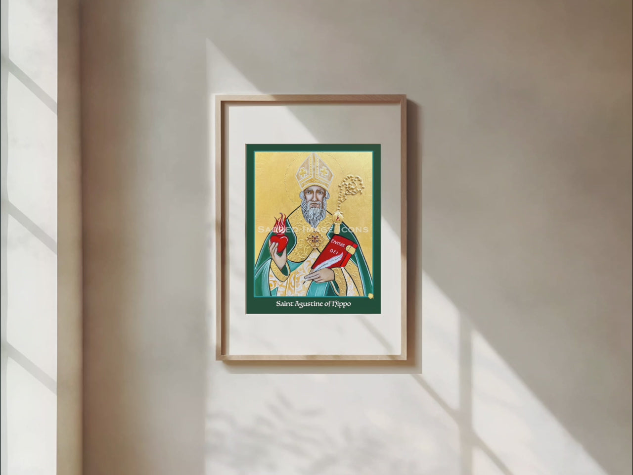 Saint Augustine of Hippo Icon Print