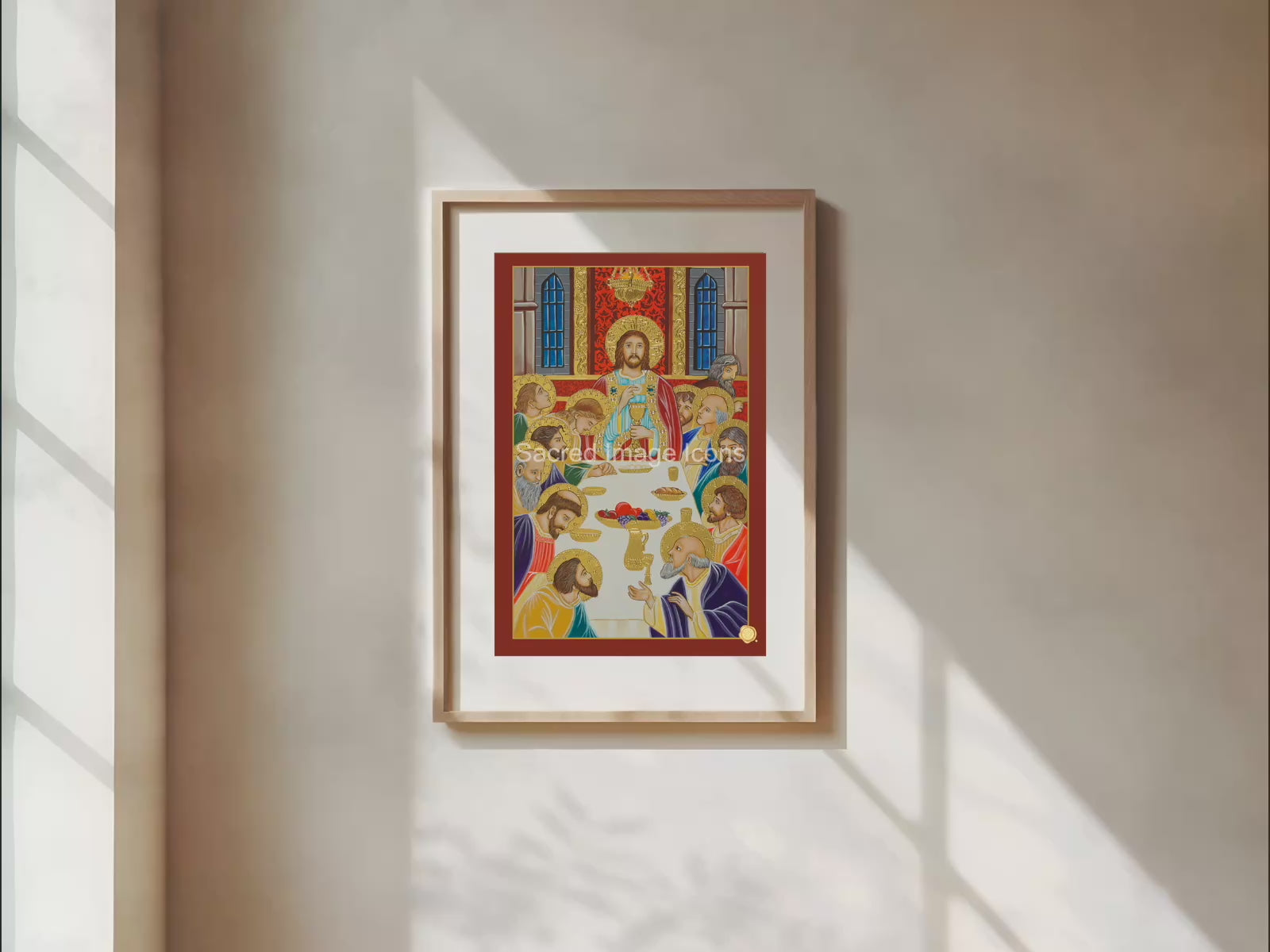 The Last Supper Icon Print