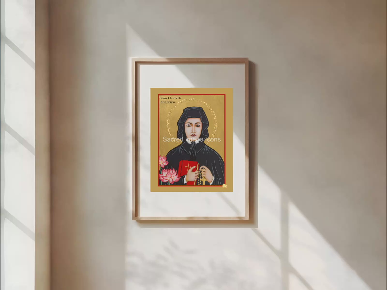 Saint Elizabeth Ann Seton Icon Print