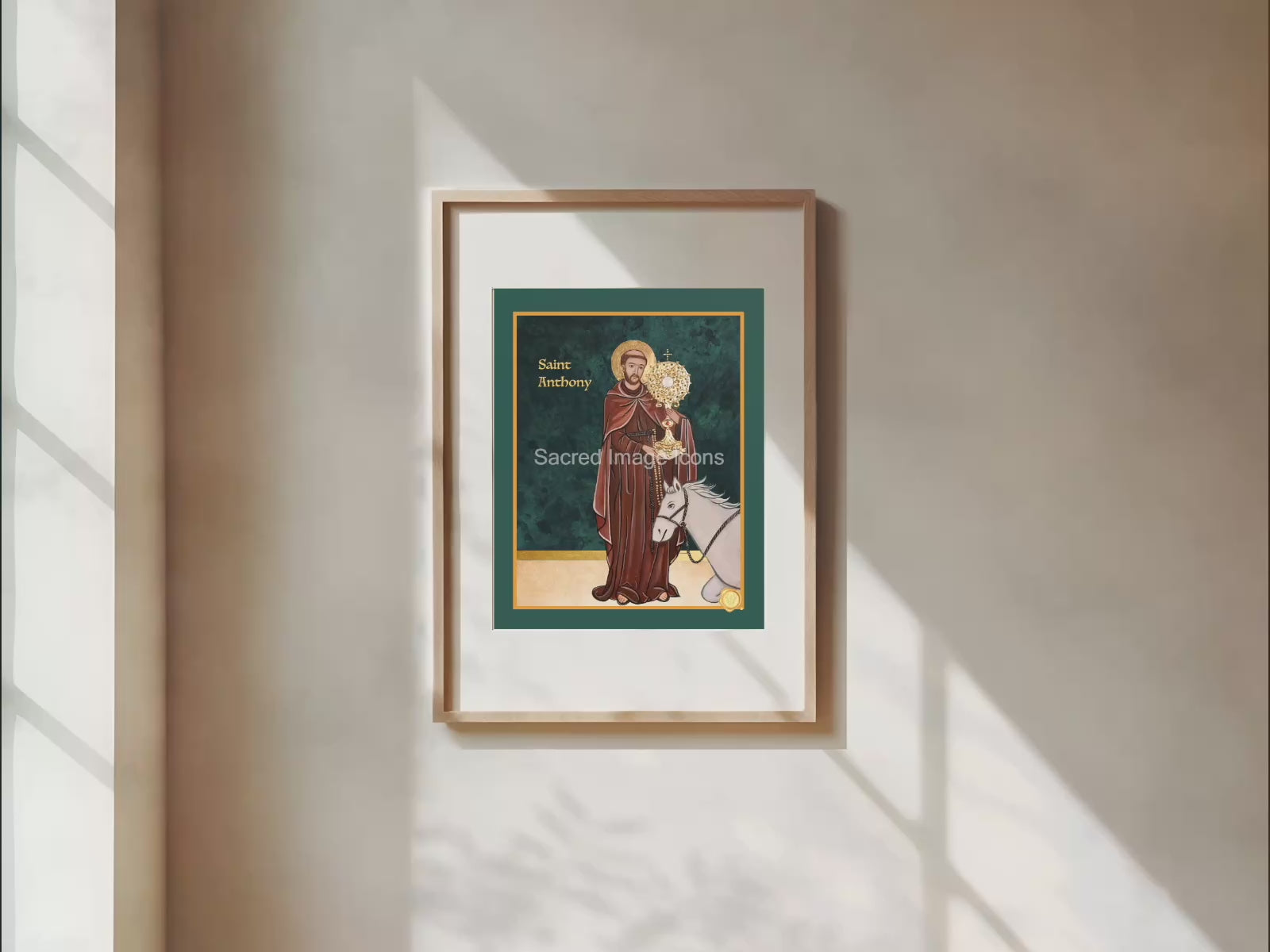Saint Anthony Icon Print