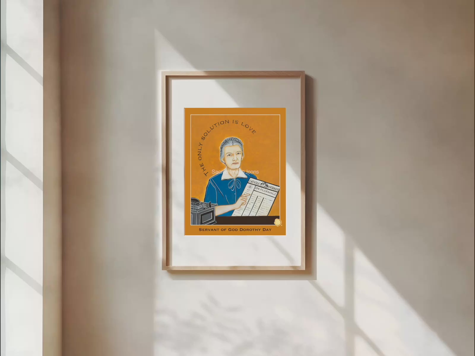 Servant of God Dorothy Day Icon Print