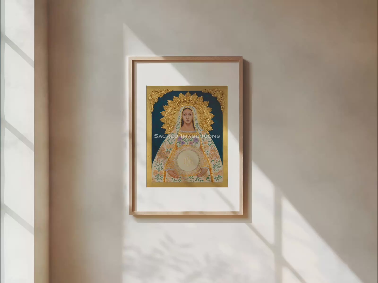 Our Lady Mother of Love Icon Print