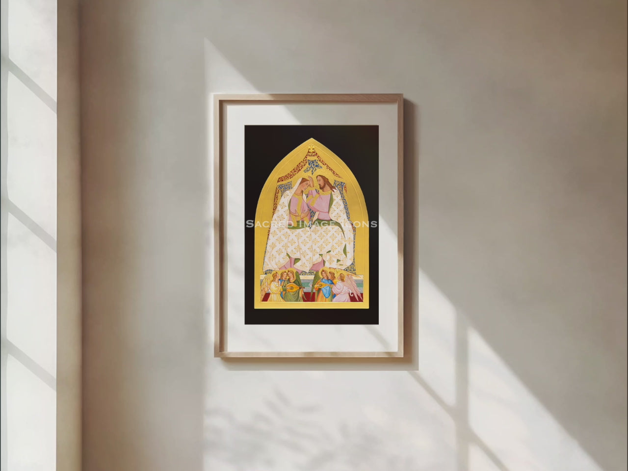 The Coronation of Mary Icon Print