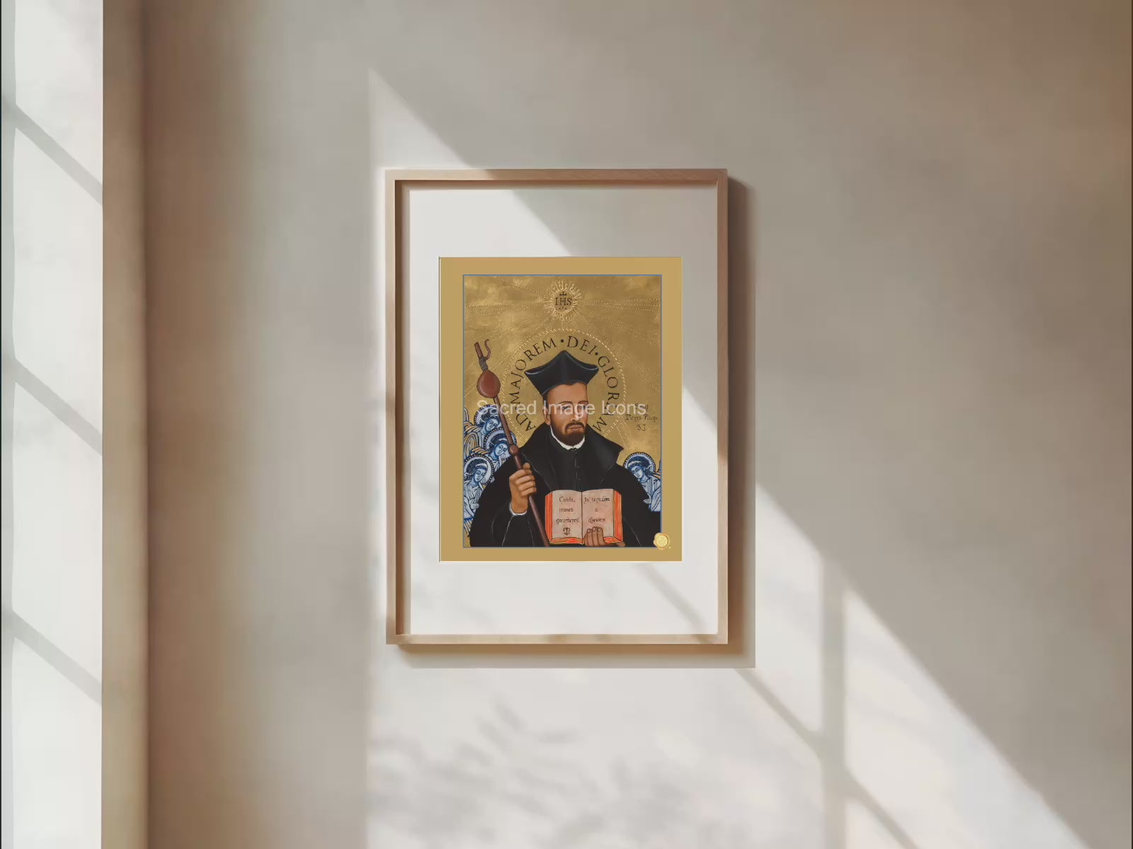 Saint Peter Faber Icon Print