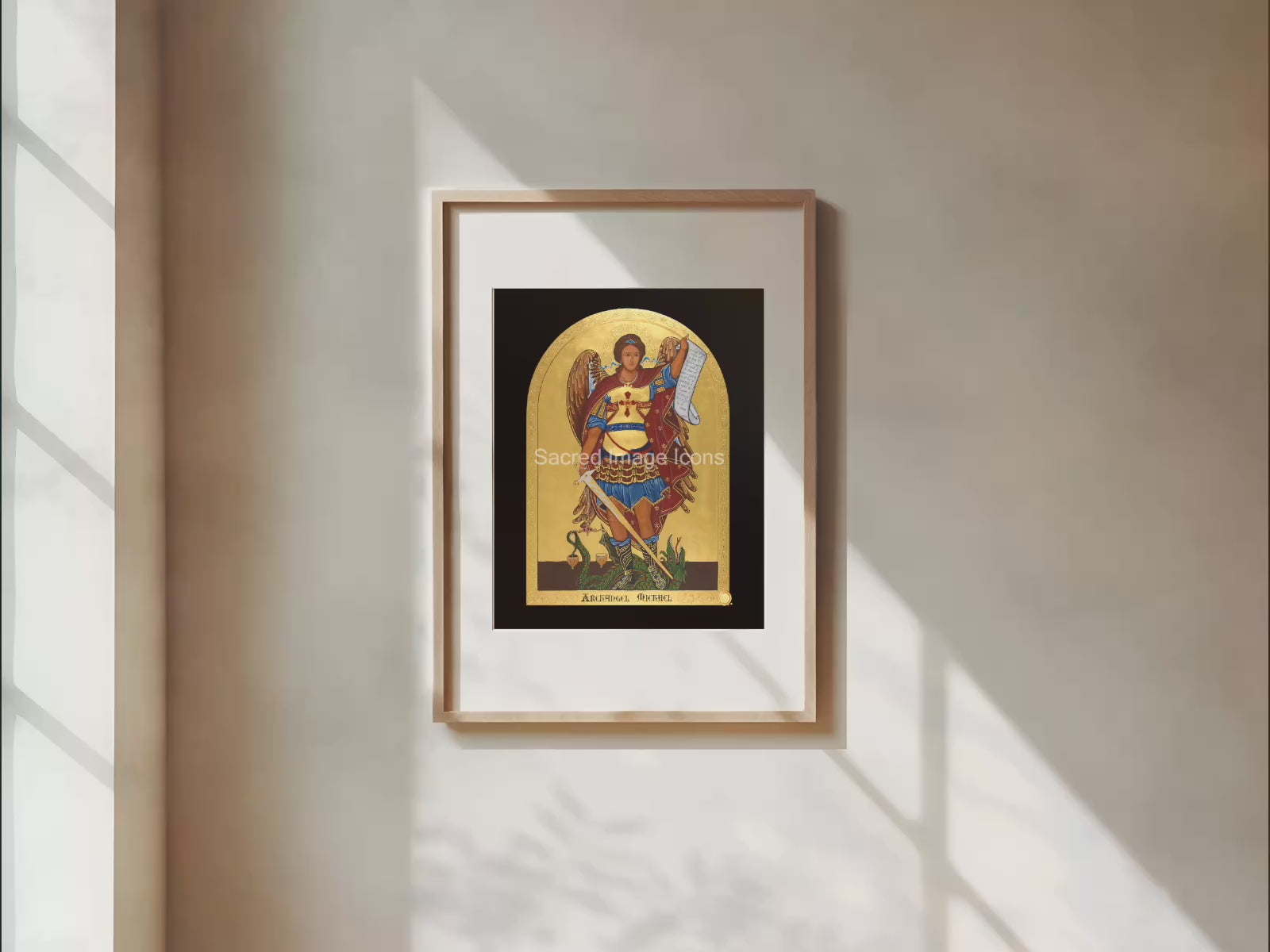 Archangel Michael 2 Icon Print