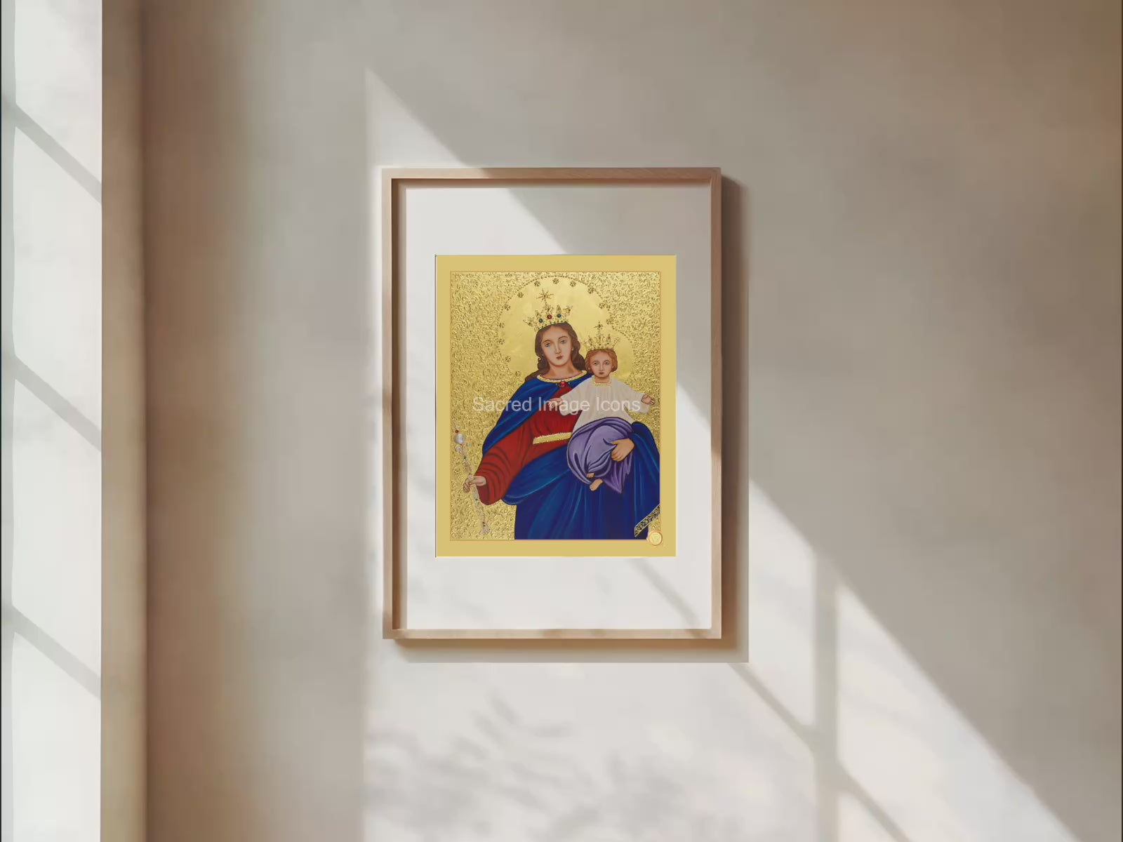 Our Lady Help of Christians Icon Print