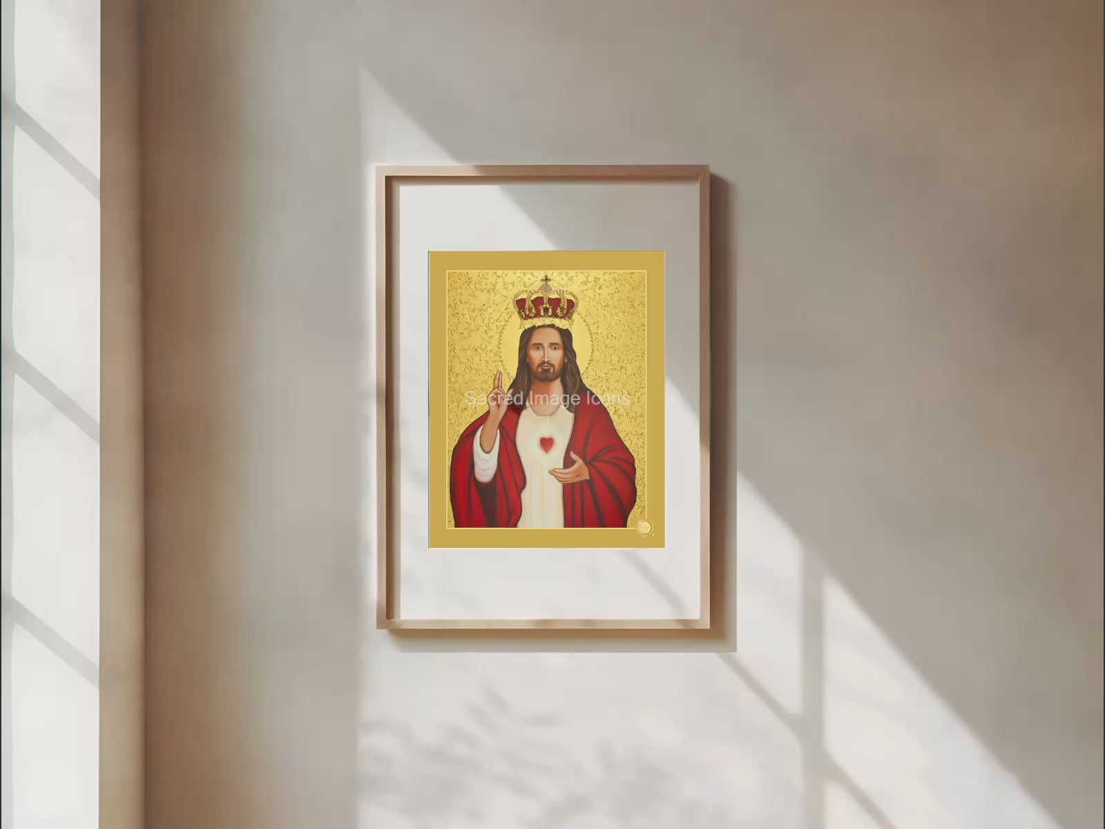 Sacred Heart Jesus Icon Print