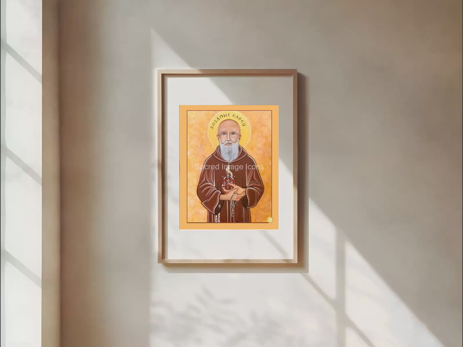 Blessed Solanus Casey Icon Print