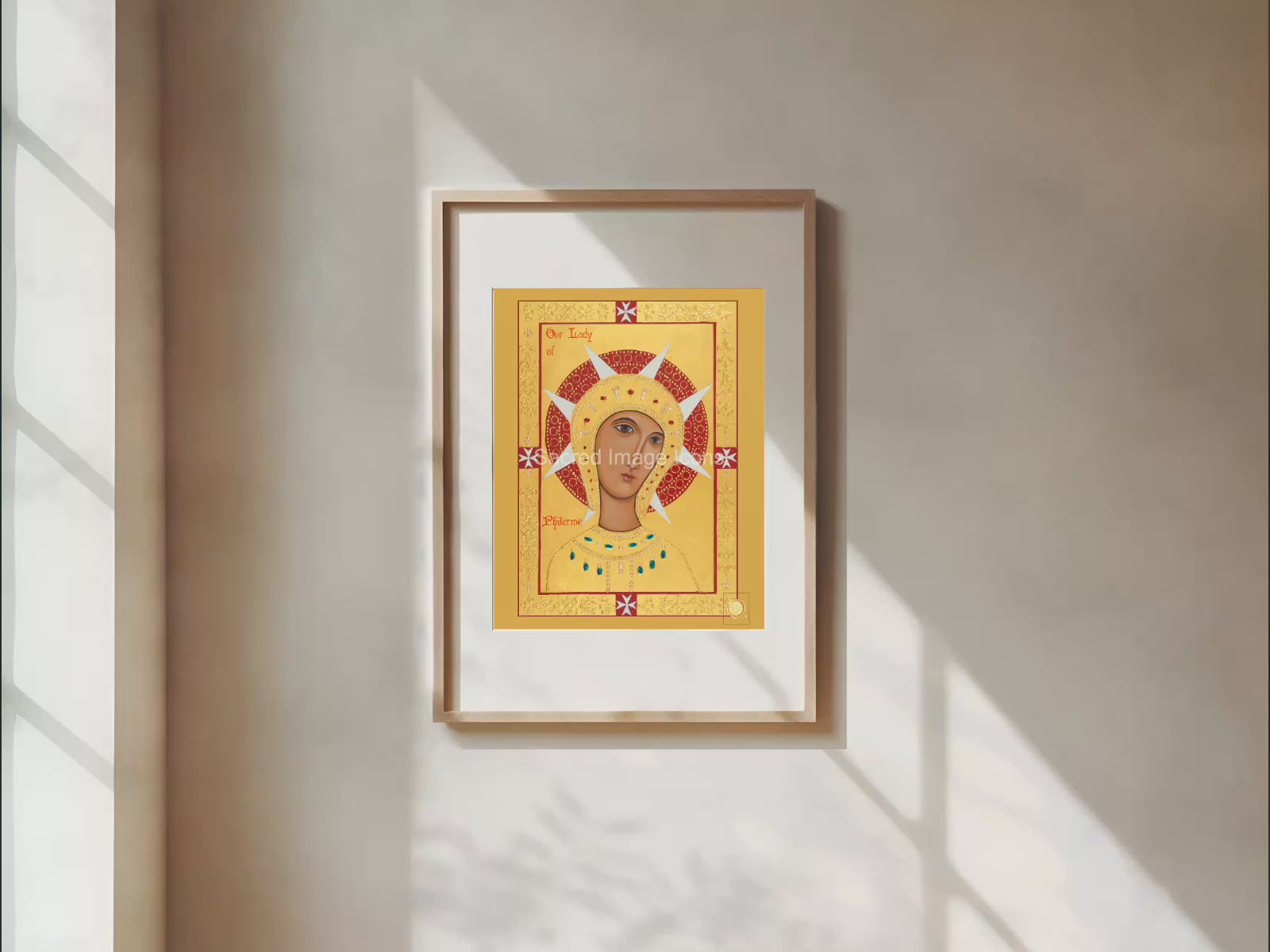 Our Lady of Philerme Icon Print