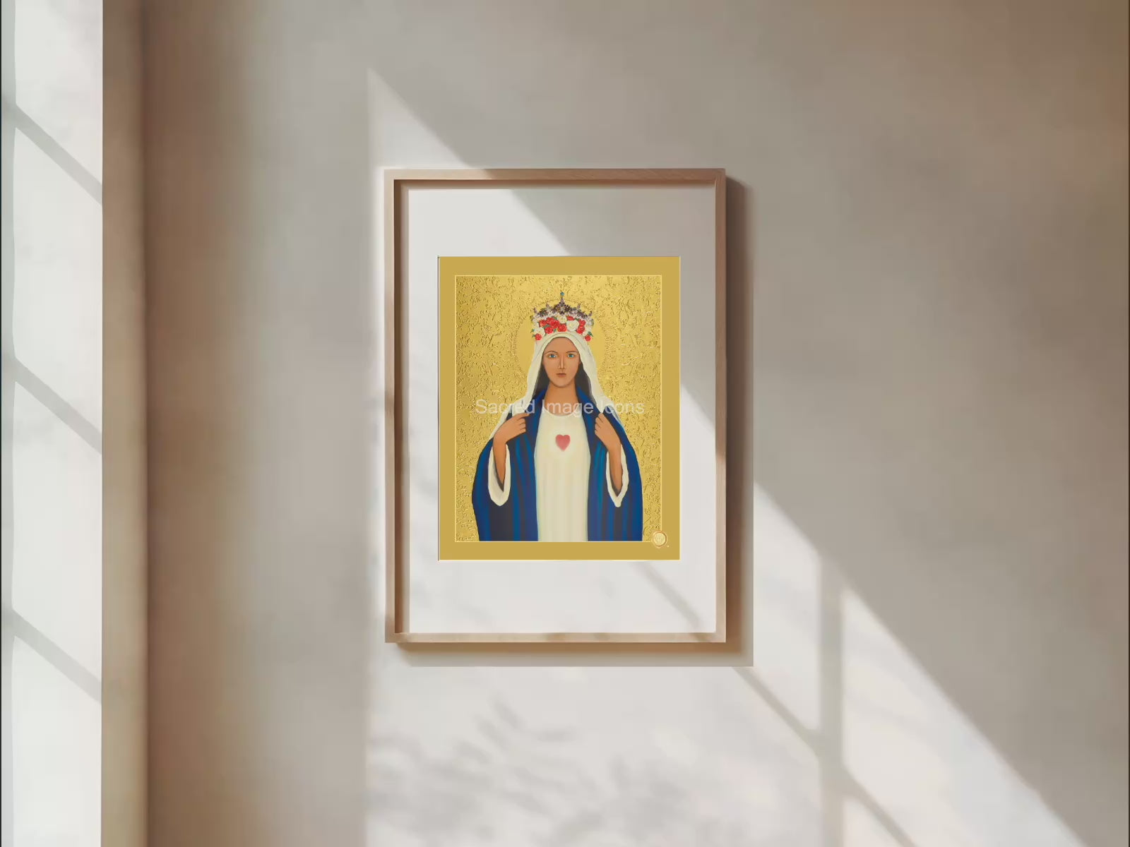Immaculate Heart of Mary Icon Print