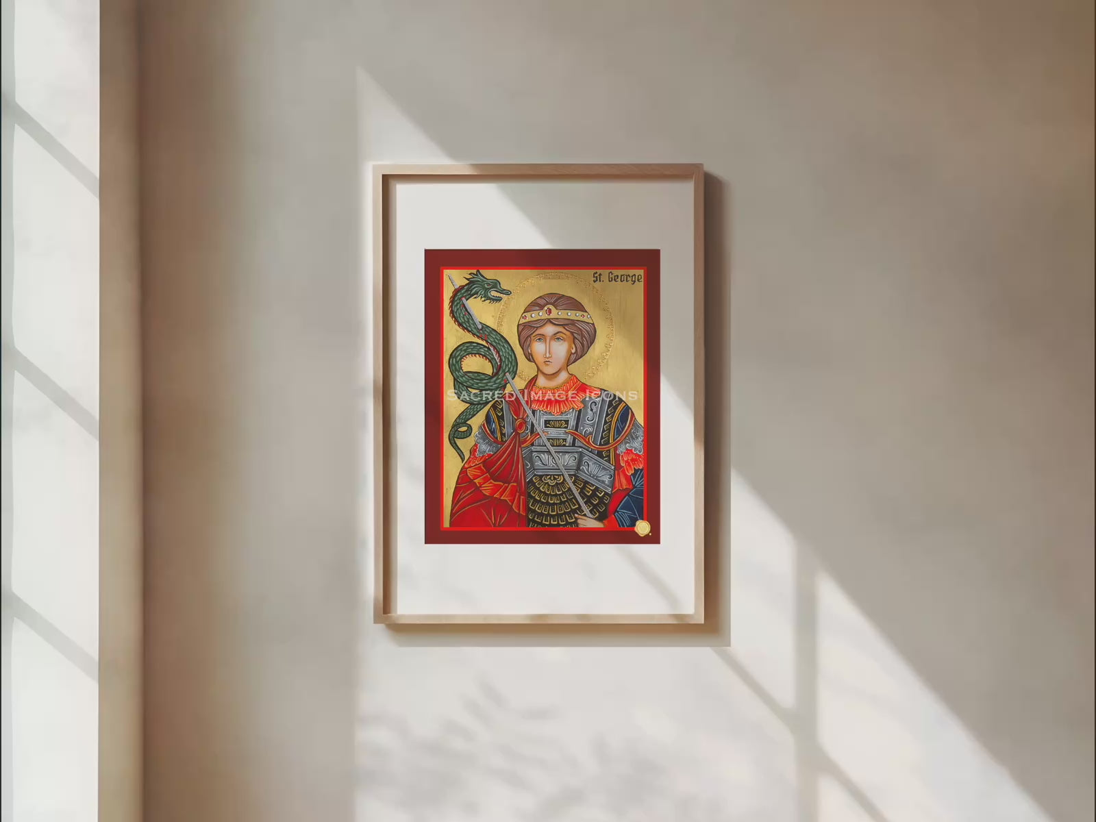 Saint George Icon Print
