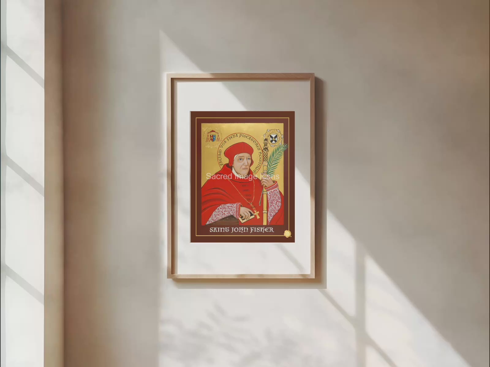 Saint John Fisher Icon Print