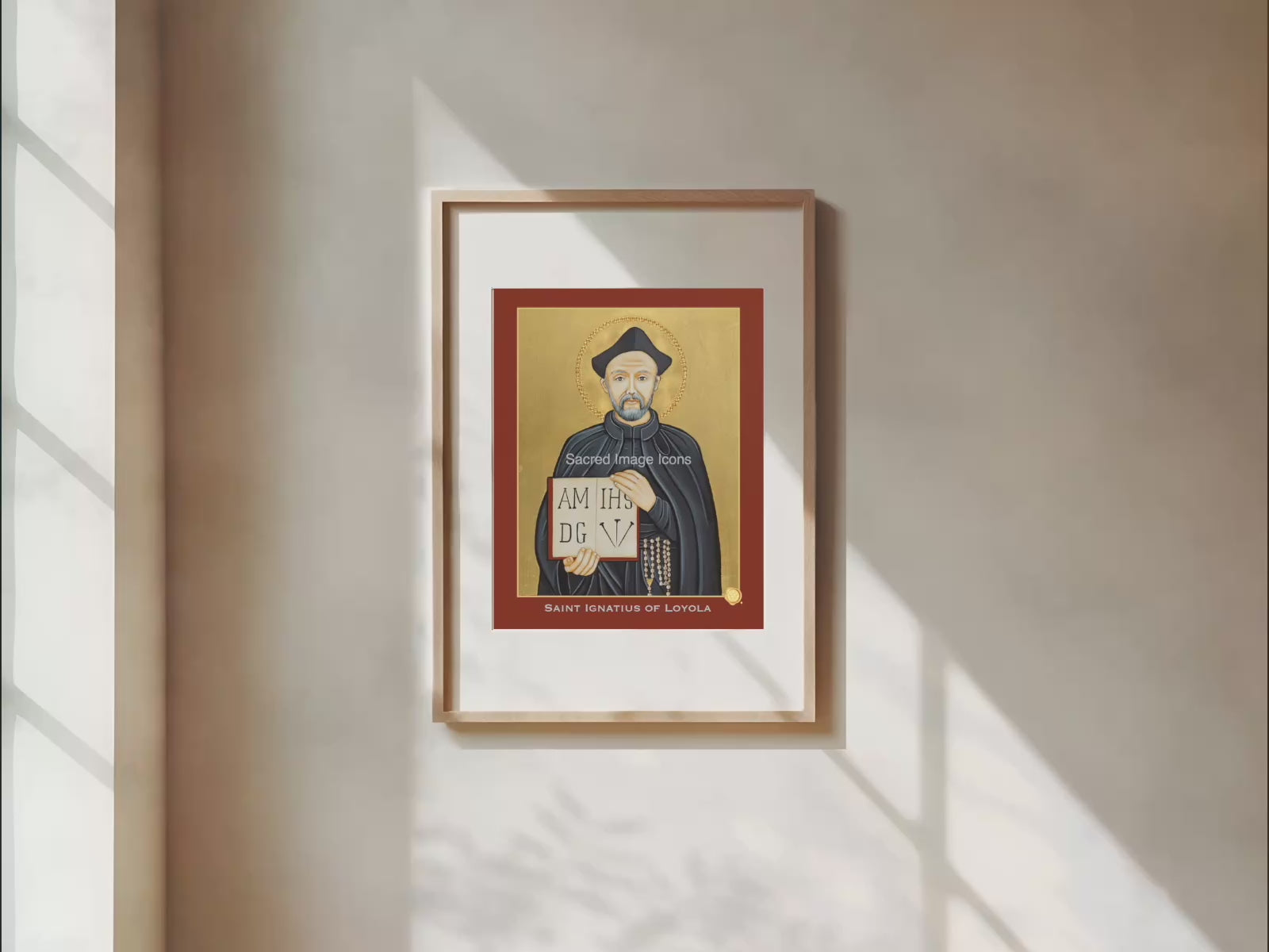 Saint Ignatius of Loyola Icon Print