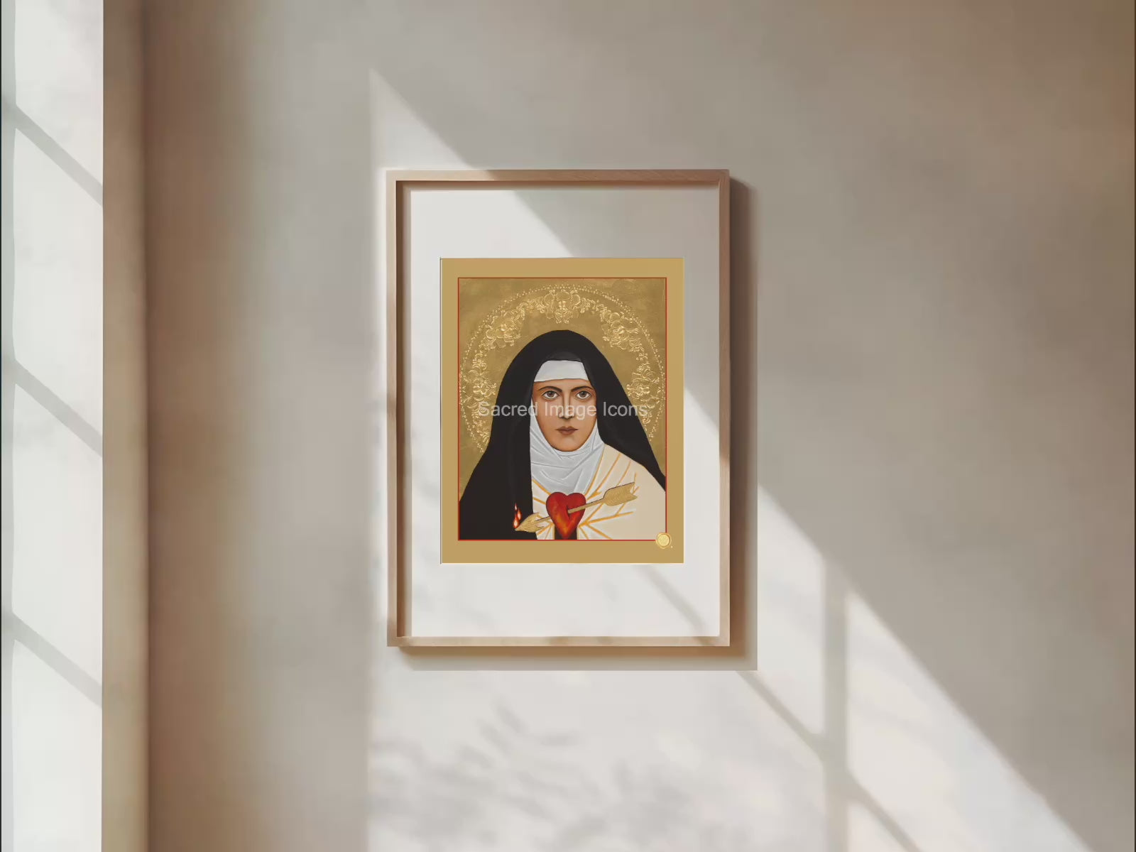 Saint Teresa of Avila Icon Print