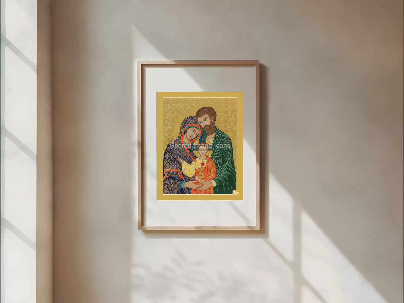 The Holy Family 1 Icon Print