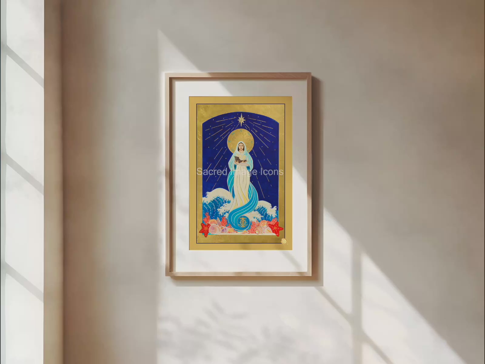 Our Lady Star of the Sea Icon Print