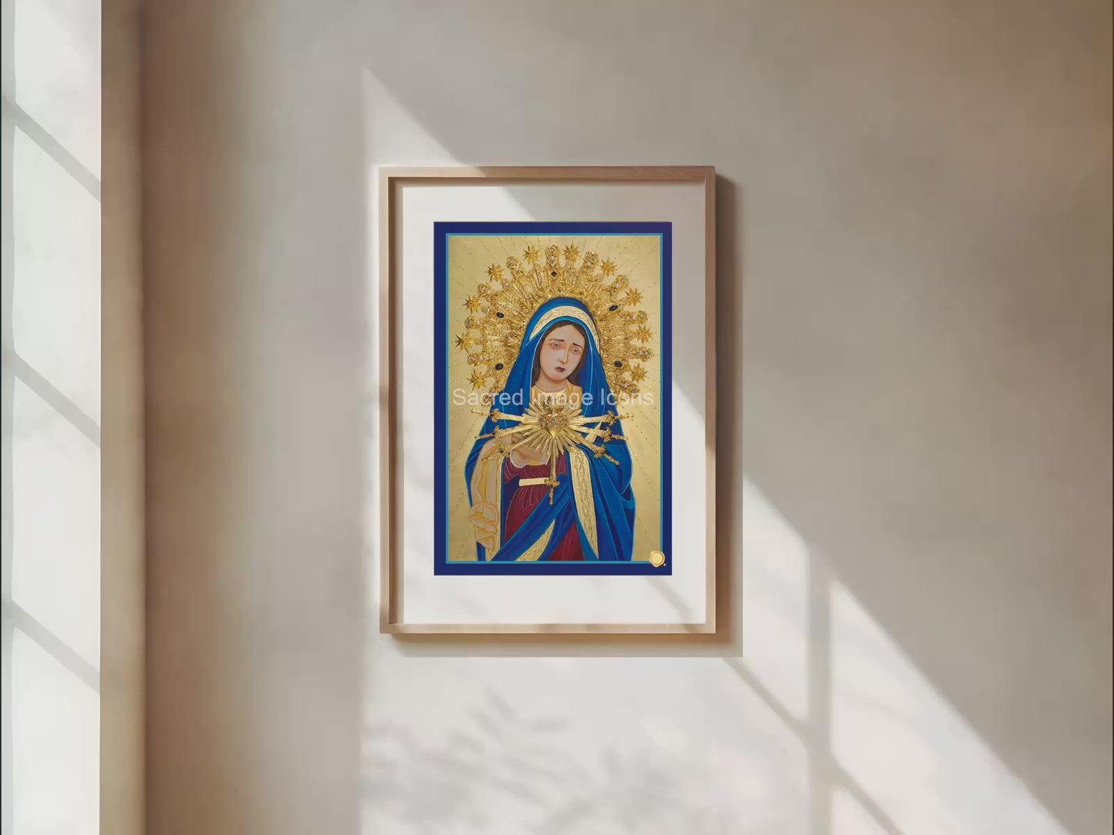 Our Lady of Sorrows Icon Print