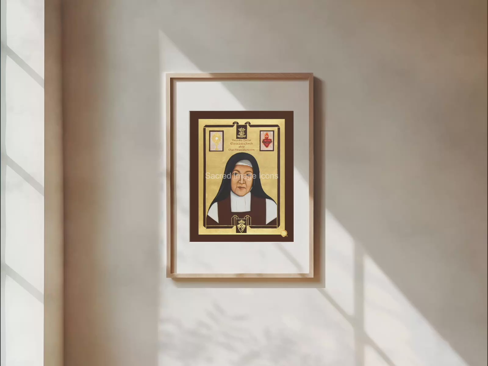 Venerable Mother Luisita Icon Print