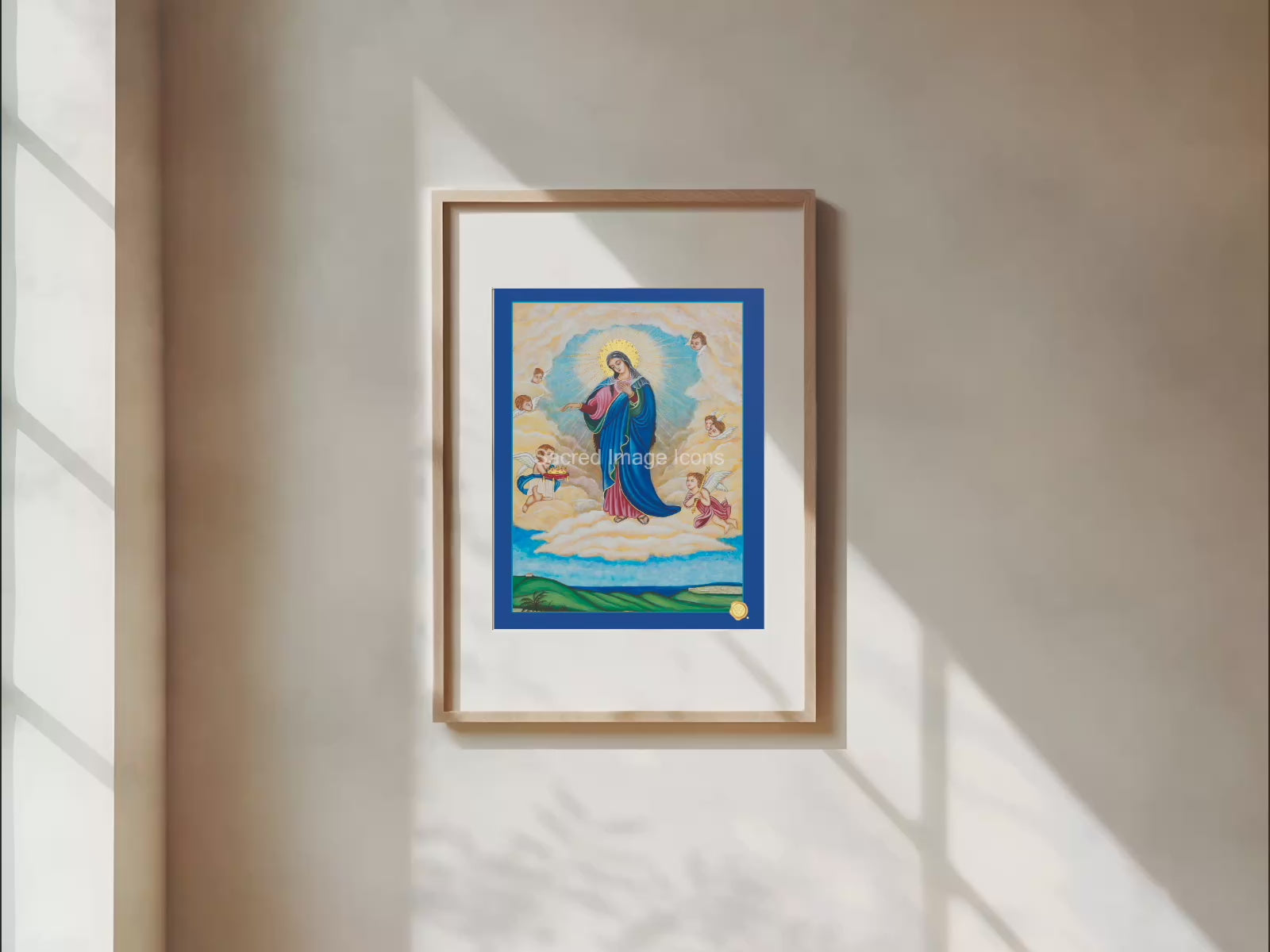 Our Lady of Palestine Icon Print