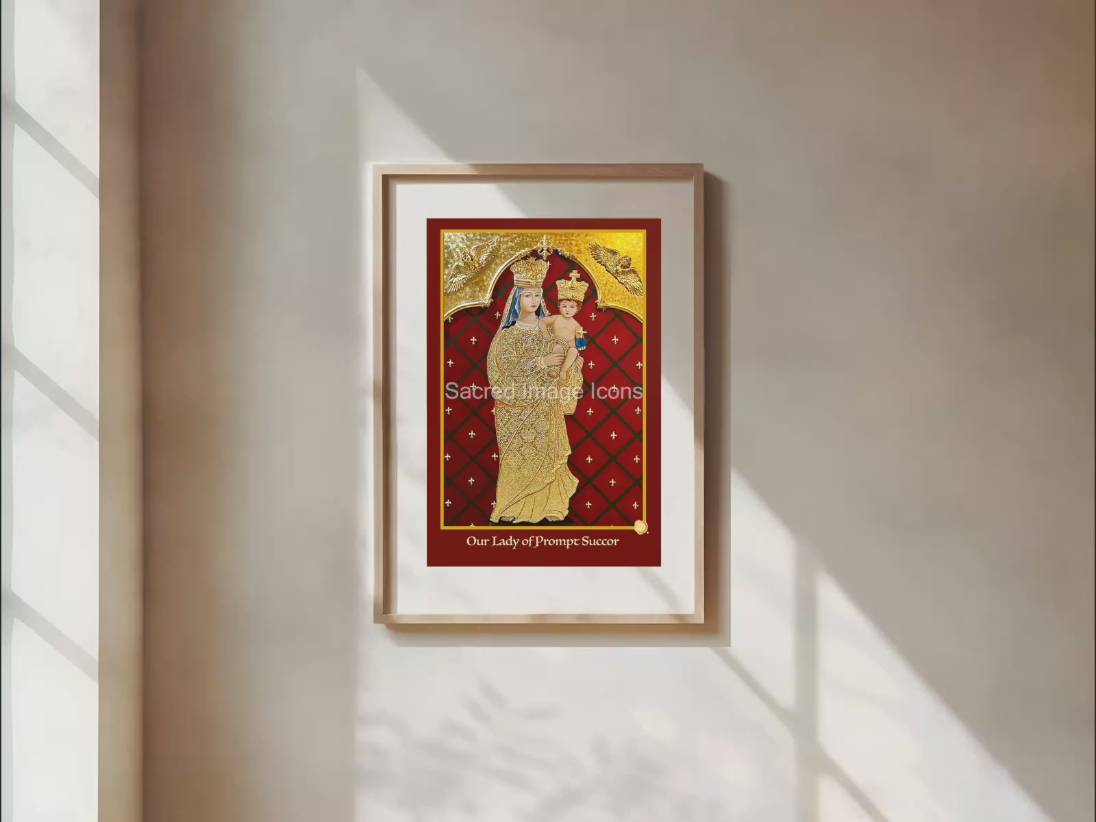 Our Lady of Prompt Succor Icon Print