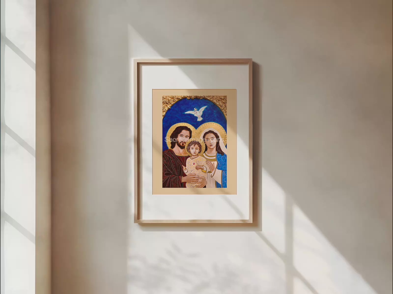 The Holy Family 4 Icon Print