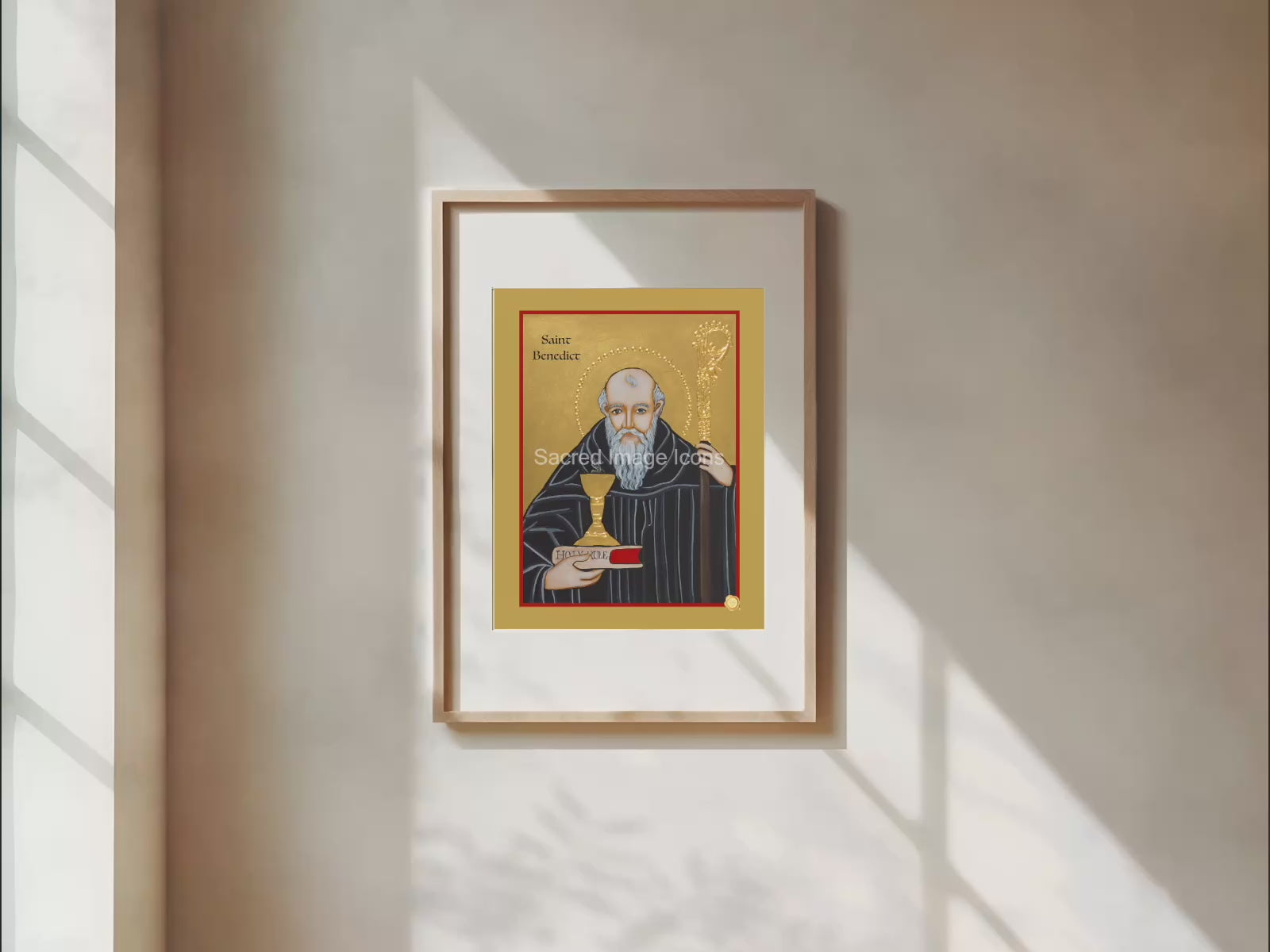 Saint Benedict 2 Icon Print