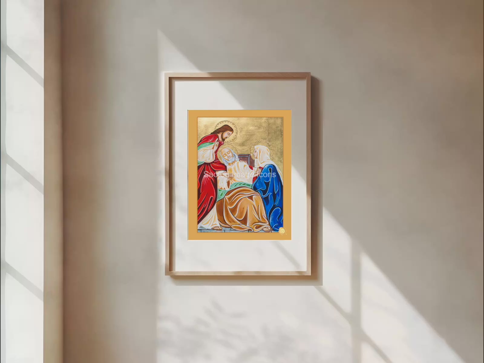 Saint Joseph of the Holy Death Icon Print