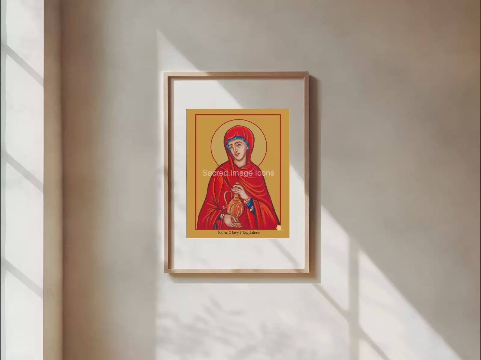 Saint Mary Magdalene Icon Print