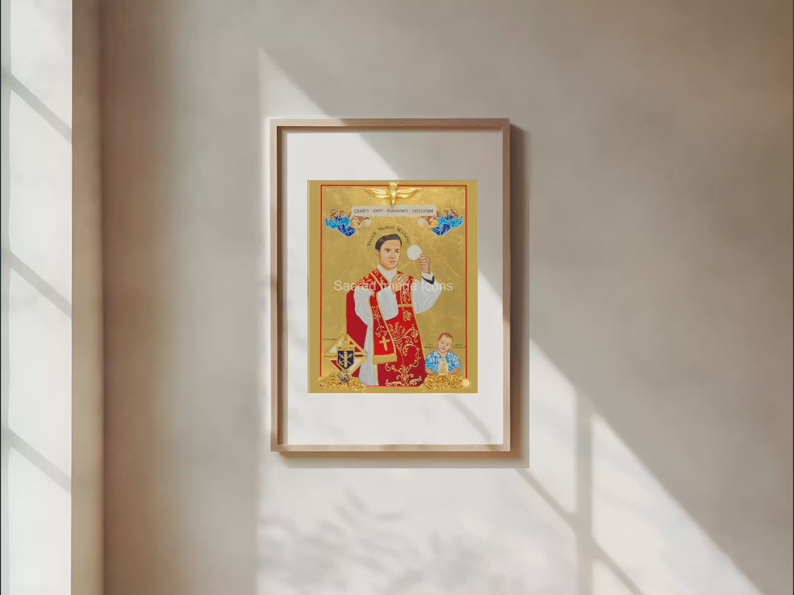 Blessed Michael McGivney Icon Print